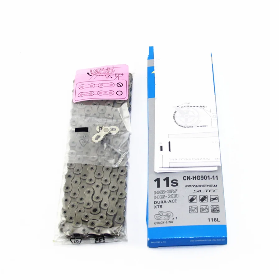 Perfect SHIMANO DURA-ACE XTR HG901 HG900 Chain 11-Speed Mountain Bike Bicycle Chain  DURA ACE CN-HG901 MTB Road Bike HG-X SIL-TEC Chains 3