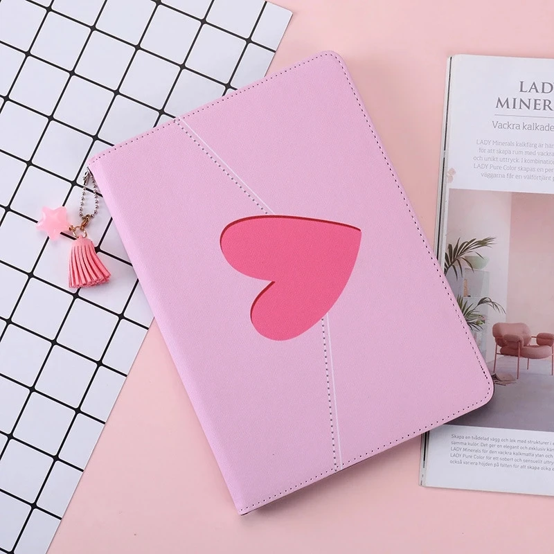 

Magnetic Flip Cover For iPad Pro 9.7" 10.5 11 Air Air2 Mini 1 2 3 4 5 Pink Heart Style Tablet cover Case for New iPad 9.7 2017