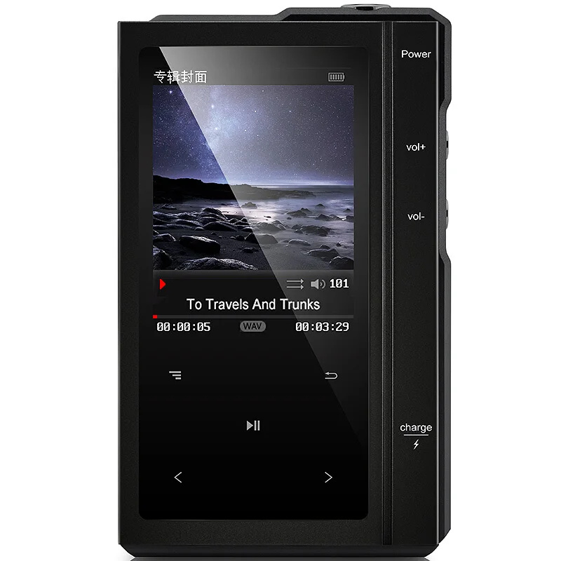 

New upgrade Moonlight Aigo Z6 PRO Hard DSD256 MP3 player ES90018Q2C DAC Hifi music player dual-core CPU with leather case