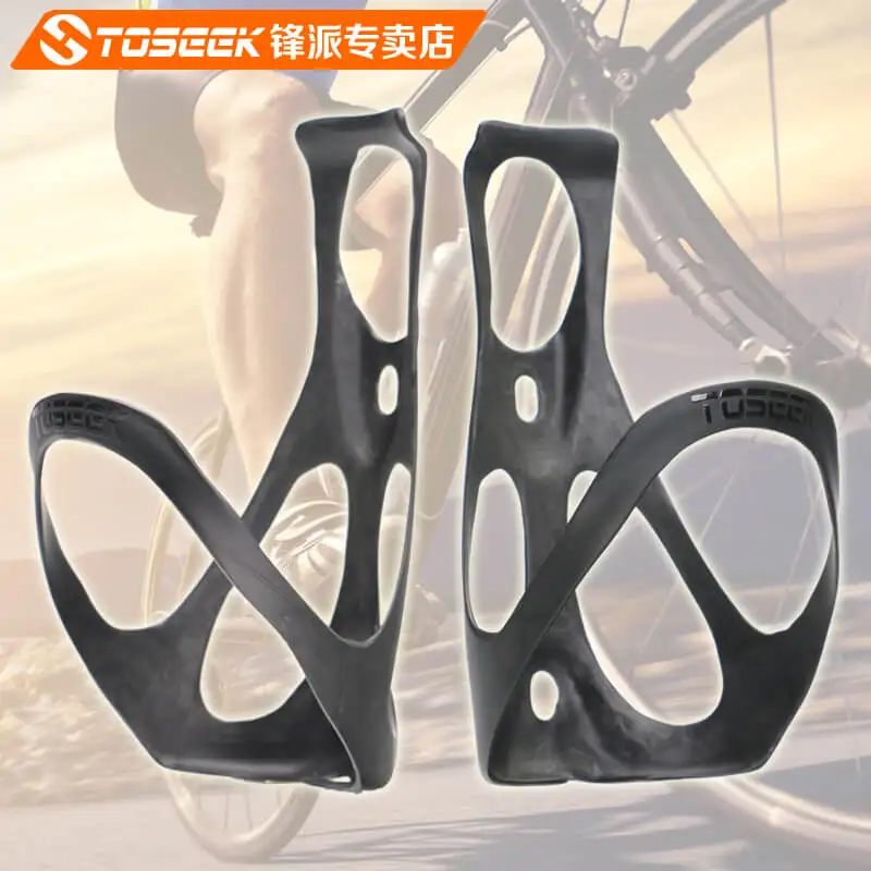 

TOSEEK Carbon Fribre Bicycle Water Bottle Holder MTB BMX Mountain Road Bike Bicycle Water Bottle Holder Cage UD Matt Ultralight