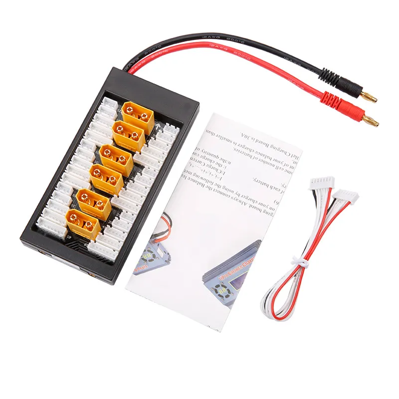 1 шт. Amass V2 JST XH/XT90 Разъем параллельная зарядка плата Lipo мульти батарея заряда