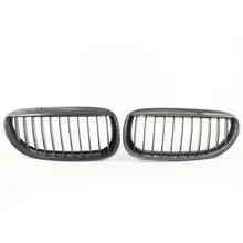2x Передняя решетка решетки для BMW E63 Coupe/E64 Кабриолет/645ci, 650i и M6 2 двери 2004-2010 углеродного волокна Стиль Авто