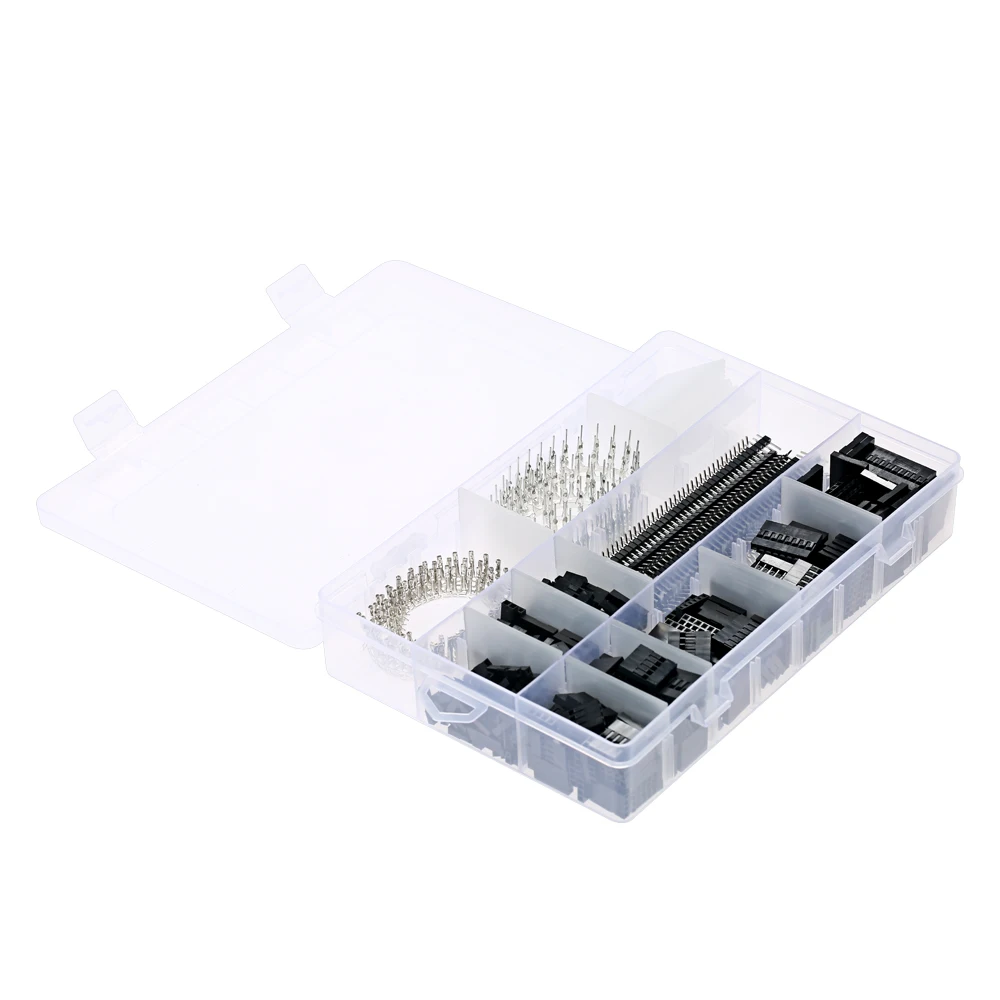 

1450PCS 2.54mm PCB Jumper Wire Pin Header Connector Female Male 40Pin Box Packaging Kit Electronic Components Set