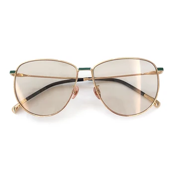 

2019 Cat Eye Sunglasses Vintage Brand Designer Mirror Sunglasses For Women Metal Frame Sun Glasses Female oculos
