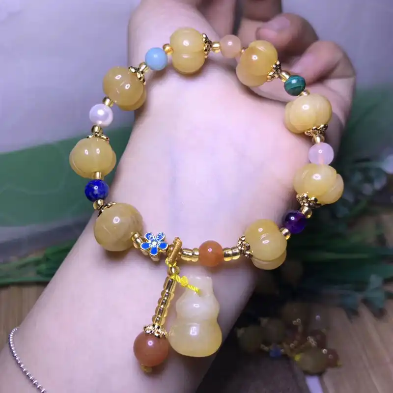 Lime GreenJade /& Pearls Gemstone BraceletArtisan MadeGold-DaintyNature-Flower MotifUnique Gift For HerMothers Day~Under 40 Dollars