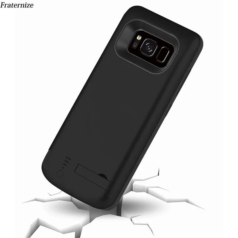 Тонкий ударопрочный чехол с аккумулятором 6500 мАч для Samsung Galaxy S8 S9 Plus Note 8 Внешний