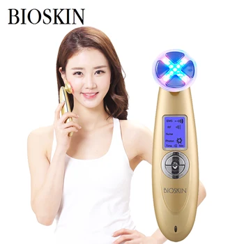 

BIOSKIN Smart RF Electroporation Beauty Device Face Skin Care Tighten Lifting Massager Machine LED Photon EMS Mesotherapy