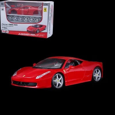 Много стилей Diy сборки тонкости Super Cars miniat родитель-ребенок 1/24 игрушка-головоломка для детей подарок maquetas из металла модель - Цвет: as the picture