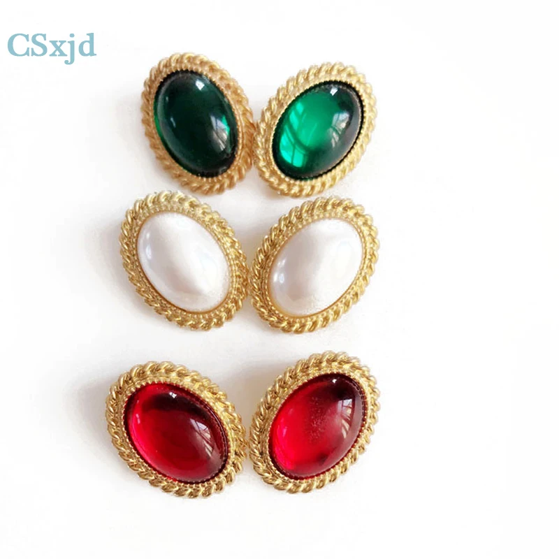

CSxjd fashion women earrings Resin Ear clip type Earring