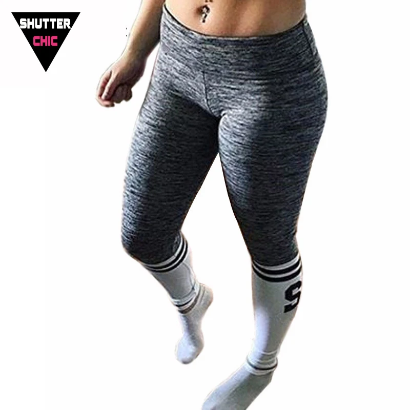 Buy Shutterchic Letter Sock Leggings Women Yoga Pant