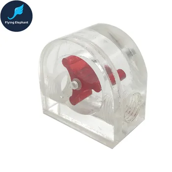 

G1/4" Computer water coolings impeller Water Flow Indicator Transparent Acrylic Flow Meter For Computer Cools