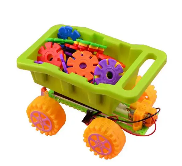 DIY Electric Dump Truck Engineering Car Scientific Physics Experimental Educational Toys DIY Toy Model Accessories