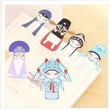 7 шт./компл. милые канцелярские принадлежности китайские классические элементы Пекинская опера драма мини facebook закладки