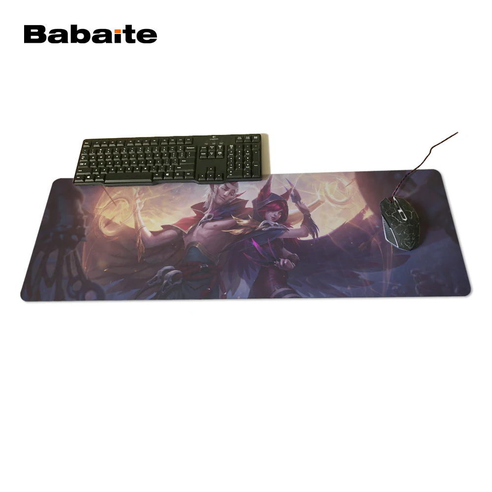  Babaite 2017 Mouse Pad Large Gaming Mouse Pad Locking Edge Mouse Mat Speed Version for Dota 2 Wallp