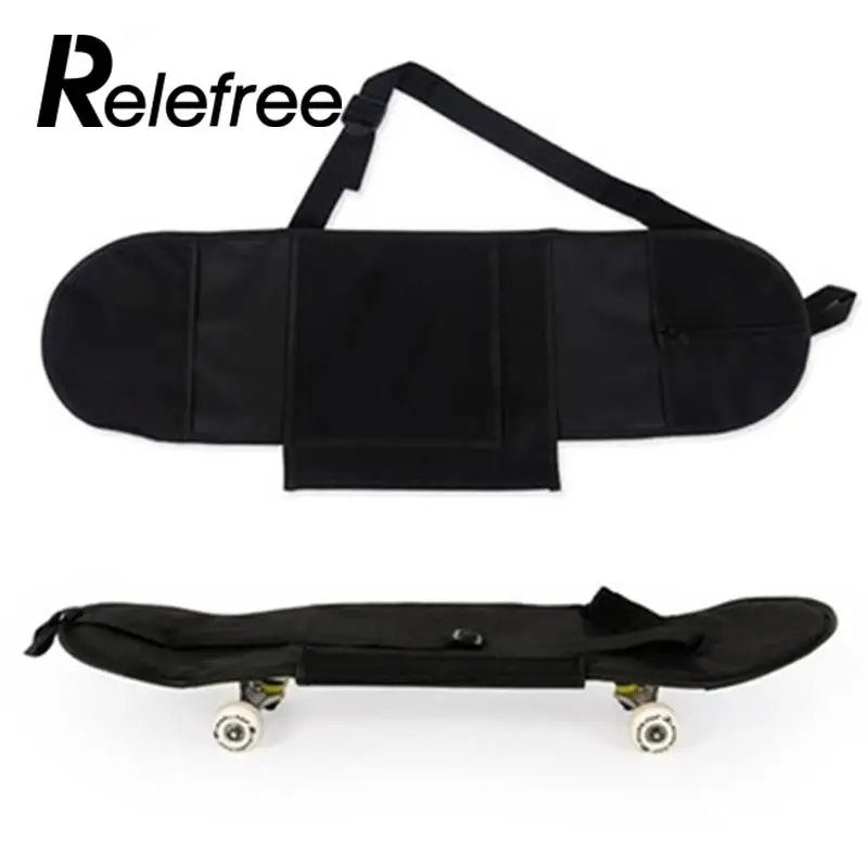 Скейтборд рюкзак прочный рюкзак, сумка для переноски практичный черный сумка для роликов Портативный крышка Longboard рюкзак для переноски