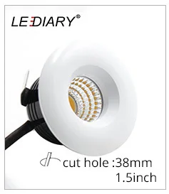 LEDIARY 12V IP67 Waterproof Underwater 3W Spotlight 32mm Cut Hole Swimming Pool Fountain Aquarium Landscape Stainless Steel Lamp boatpluglight