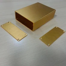 Liga de alumínio shell Instrumento caixa de cerco elétrico DIY 74X29X100mm NOVO