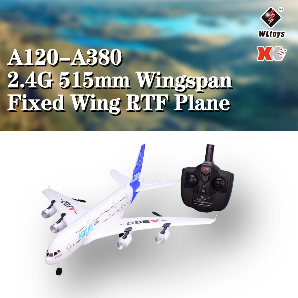 xk a120 airbus a380 3ch 2.4 ghz