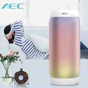 

Portable Wireless Speaker for Music Colorful LED Lights Bluetooth column subwoofer Speaker HIFI Stereo Support Microphone FM