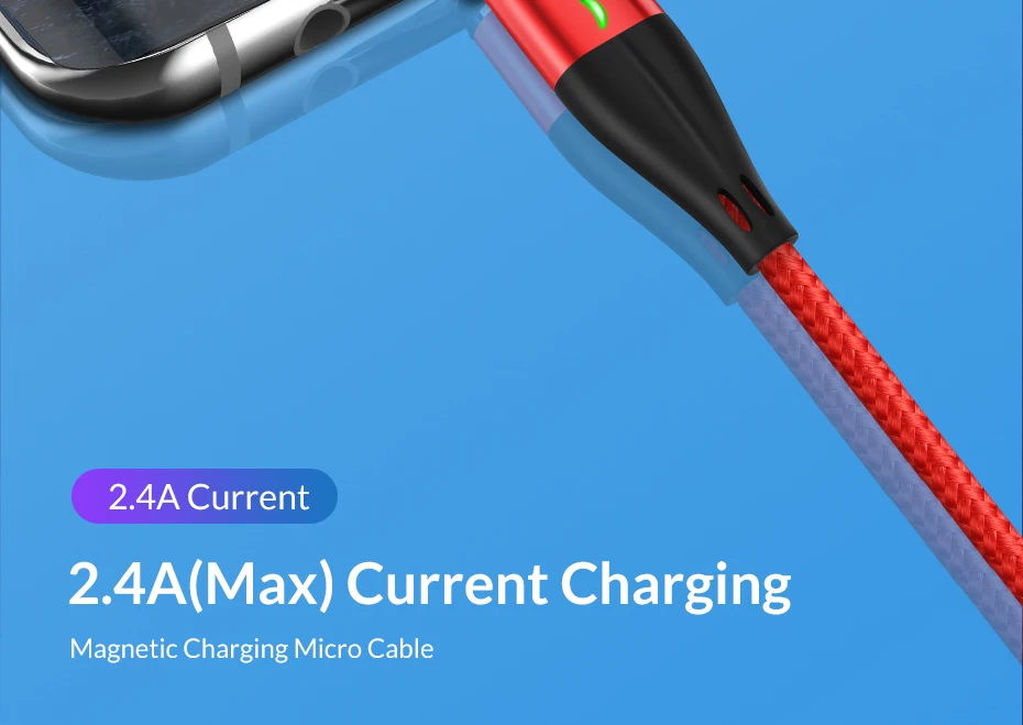 TOPK 1 м Магнитный кабель micro usb кабель для быстрой зарядки для Xiaomi Redmi Note 5 Pro usb кабель для samsung S7 edge huawei