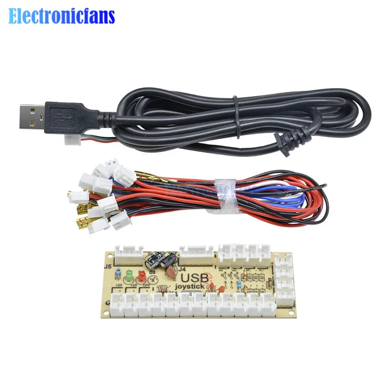 

Zero Delay USB Encoder to PC Joystick and Button For Fight Stick Control Module Board DIY Arcade Game Kit Parts High Performance