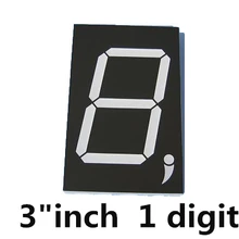 DIP-цифровой трубы 3 дюйм(ов) Красный 7-сегментный " 3in LED Дисплей nixie пробки 1 бит Пластик металла общим оптопары