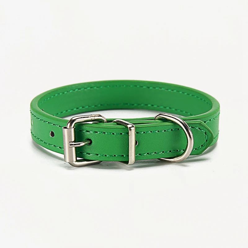 Simple Basic Pet Dog Cat Collar Soft Solid Outfit Print Dogs Cats Collars Unique Product Petshop Medium Dog Accessories LX0004SI5B6726