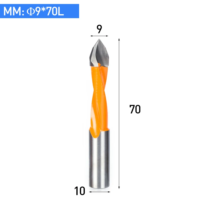 1 шт. сверло из карбидного сплава вольфрама деревообрабатывающее сверло с ЧПУ сверло стойкое сверло диаметром 5-10 мм сверло для изготовления отверстий - Цвет: P00309