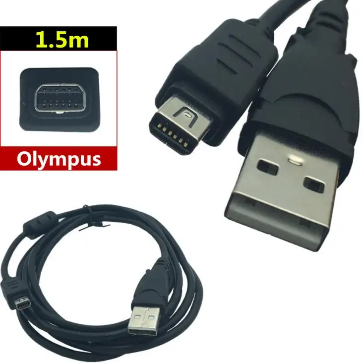 

Applicable to Olympus digital camera USB data cable CB-USB5/CB-USB6 12P USB 12 pin