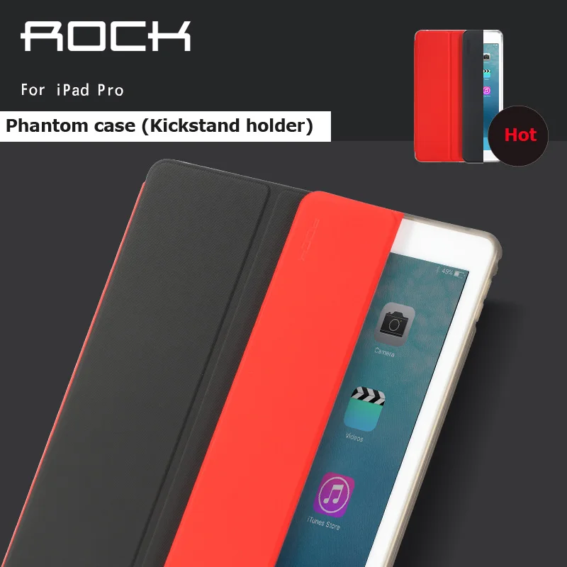 Для apple ipad pro pu кожаный чехол ROCK защитный для 12 9 дюйма Кожаный Бесплатная