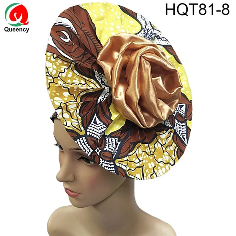 HQT81 DHL-Queency модный Африканский элегантный Авто геле Headtie сатин с Анкарой сделано вечерние и свадьбы