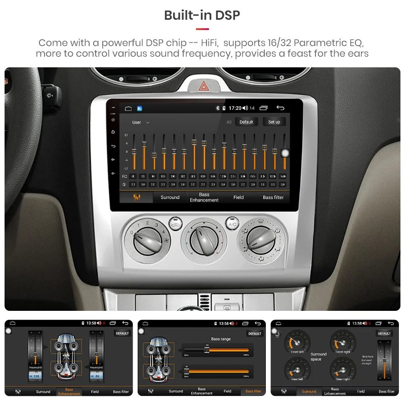 Sale AWESAFE 2 Din Eight-Core CarPlay DSP Android 8.1 4+64GB Car Radio Cassette Player For Ford Focus 2 3 Mk2/Mk3 2006 hatchback DVD 2 Sale AWESAFE 2 Din Eight-Core CarPlay DSP Android 8.1 4+64GB Car Radio Cassette Player For Ford Focus 2 3 Mk2/Mk3 2006 hatchback DVD 2
