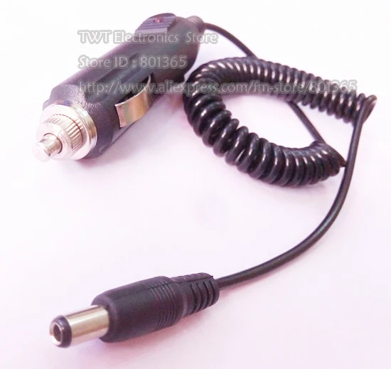 

NCHTEK DC Male Power 5.5x2.5mm 5.5/2.5 Car Vehicle Charger Adapter Cord / Cable 12V 1A /Free shipping/2PCS