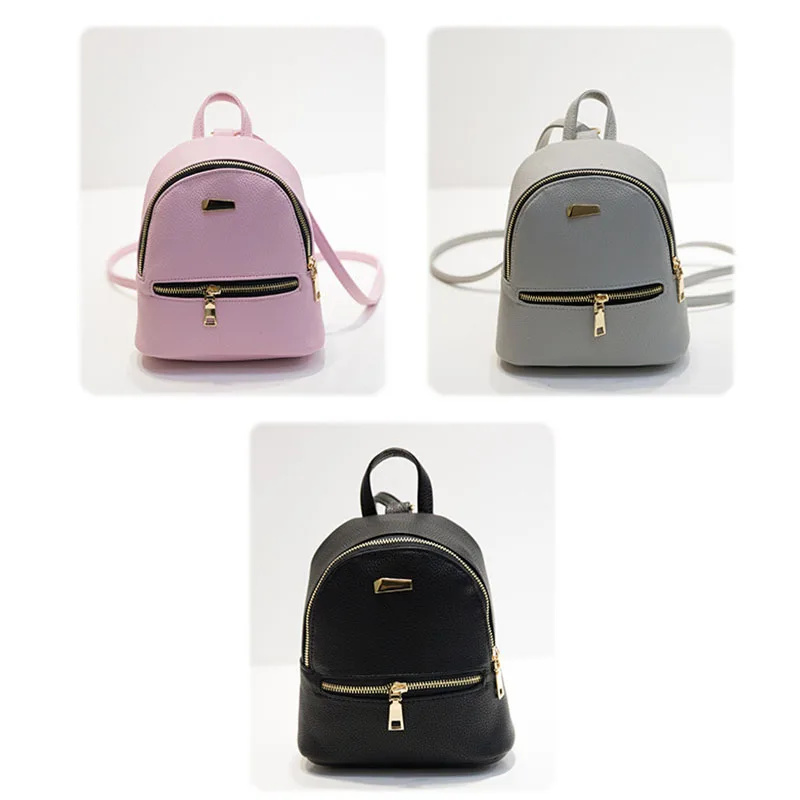 Mini Book Bags Children Small Rucksack Lady Bookbag School 2017 Leather Mini Backpack Women For Age S Mochila Feminin Bagpack In Backpacks From Luggage