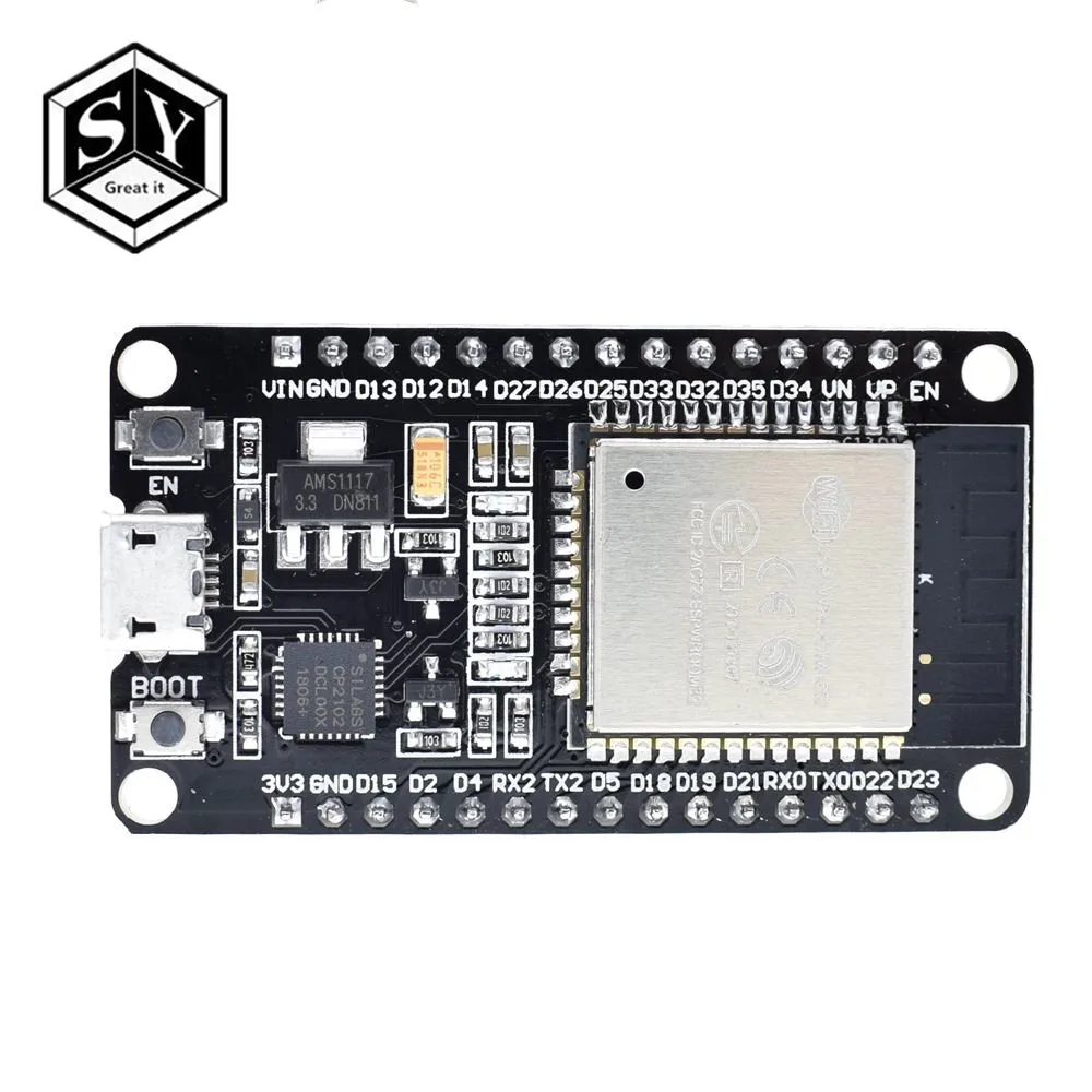 

ESP32 ESP-32 ESP32S ESP-32S CP2102 Wireless WiFi Bluetooth Development Board Micro USB Dual Core Power Amplifier Filter Module