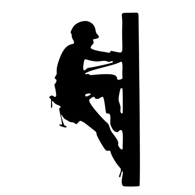 Download 7.8cm*15cm Lineman Electrician Wireman Dancer Funny Vinyl ...