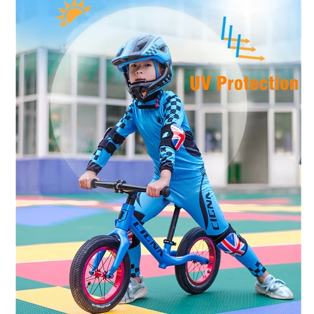 Maillot De Cyclisme À Manches Longues Pour Enfants, Combinaison De Vélo  Respirante Pour Garçons Et Filles, Protection Uv, Vêtements De Sport Pour  Enfants - Jeux De Vélo - AliExpress