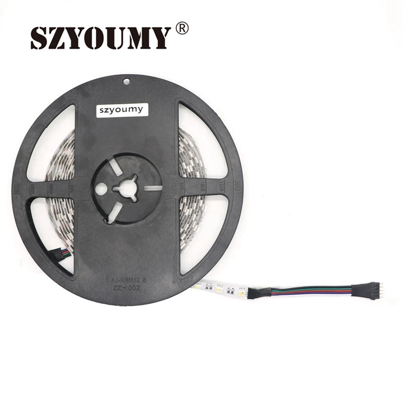 Светодиодная лента SZYOUMY 100MRGBW RGBWW 5050 12 В постоянного тока 4 в 1 светодиодный чип