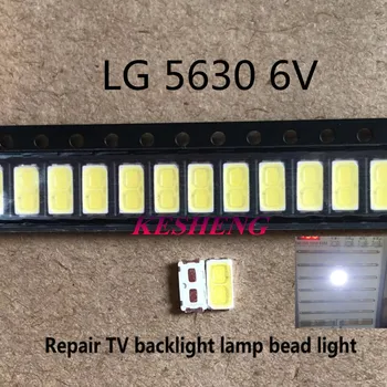 

500PCS/For LG LED LCD Backlight TV Application Middle Power LED LED Backlight 1W 6V 5730 5630 Cool white LED LCD TV Backlight