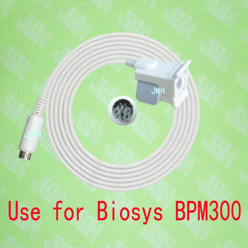 

Compatible with MD6M Biosys BPM-300 Oximeter monitor the Pediatric finger clip spo2 sensor.