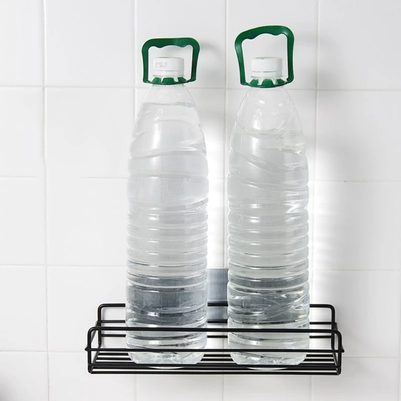 Bath Organizer Baskets Rust Proof Stainless Steel Brushed Suction Shower Holder Rack For Shampoo Conditioner