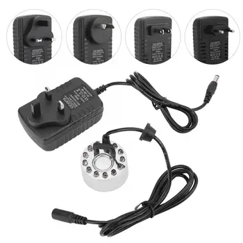 

12 LED Multicolor Aquarium Reptile Fish Tank Mist Maker Lighting Humidifier Atomizer Landscape Decor Lamp