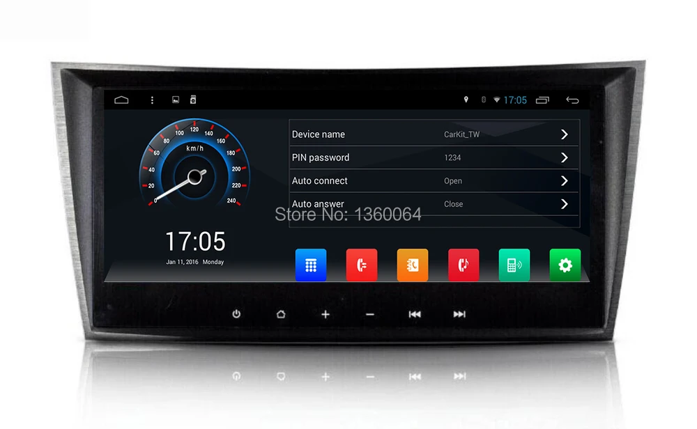 Top Android 6.0 Car Radio Central Multimedia GPS Navigation for Benz E CLS CLK Class W211 W209 W219 W463 E200 E220 E240 E270 E280 5