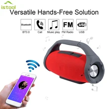 

Portable Bluetooth Speaker anker Wireless Stereo HiFi Handheld Fabrics Subwoofer Wireless Loudspeaker Power Bank BS-218 FM Radio