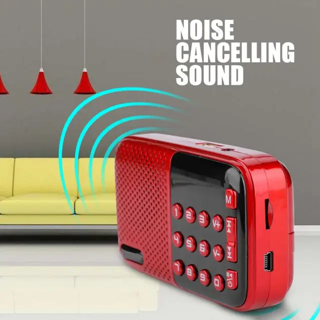 FM Radio U Disk/TF Music Mini USB Radio Speaker With 24-hour Standby