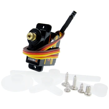 

4pcs Mini Size Metal Gear Analog Servo ES08MA II for RC Motor Replacement Part Shockproof and Stable RC Servomotor Metal Gear