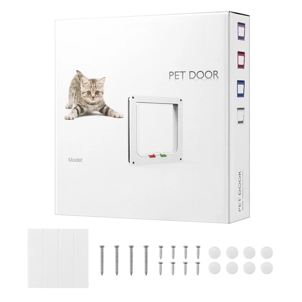 Controllable Access Openings 4 Way Locking Pet Door Kit Dog Door