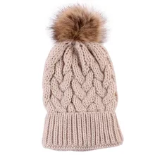 Зимние шапки для женщин с помпоном; Новинка; теплые зимние шапки; вязаные шерстяные шапки; gorros mujer invierno T20