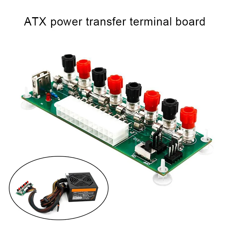 الكمبيوتر PC امدادات الطاقة اندلاع محول وحدة 24Pin ATX الفوق مجلس EM88