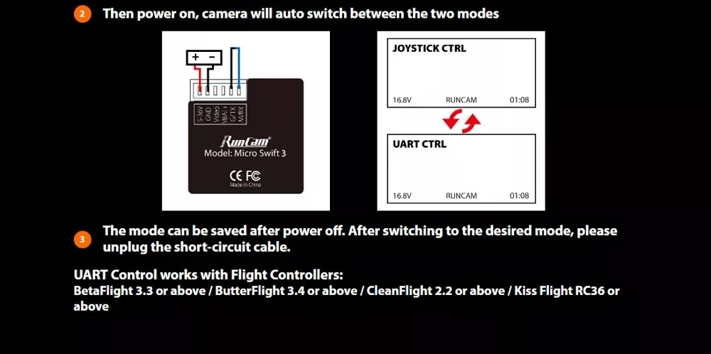 Runcam Micro Swift 3 V2 4:3 600TVL CCD Mini FPV камера 2,1 мм PAL/NTSC OSD конфигурация для RC моделей запчасть для мультикоптера